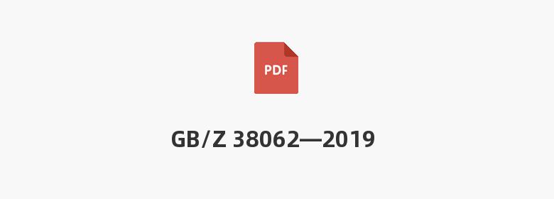 GB/Z 38062—2019